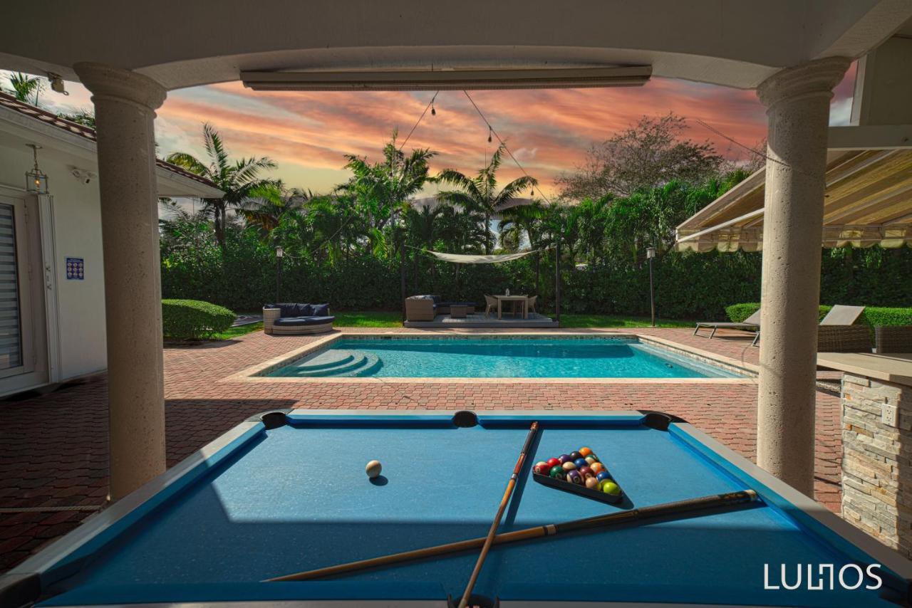 Miami 5Br Villa W Heated Pool, Games & Bbq L01 カトラー・ベイ エクステリア 写真