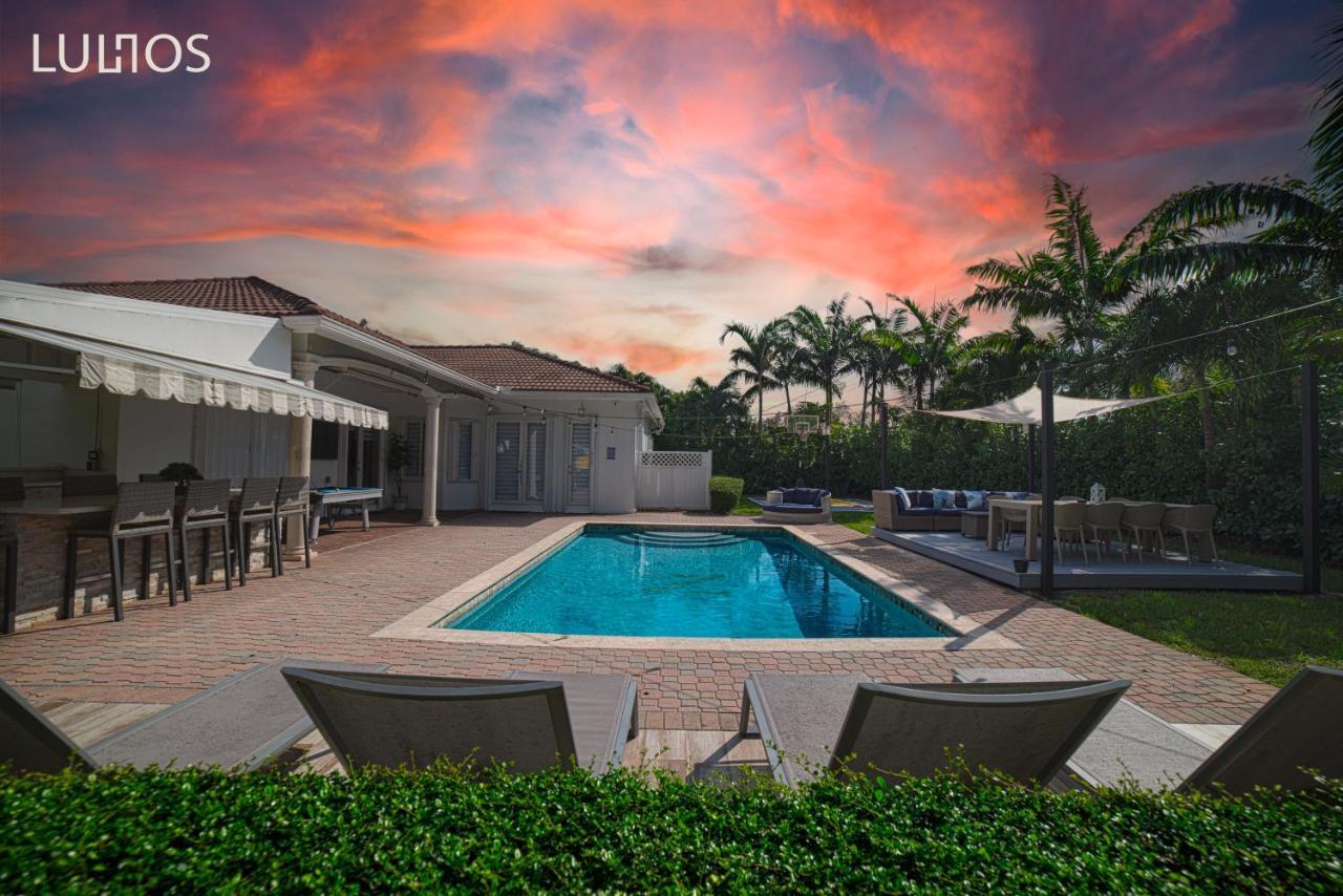 Miami 5Br Villa W Heated Pool, Games & Bbq L01 カトラー・ベイ エクステリア 写真