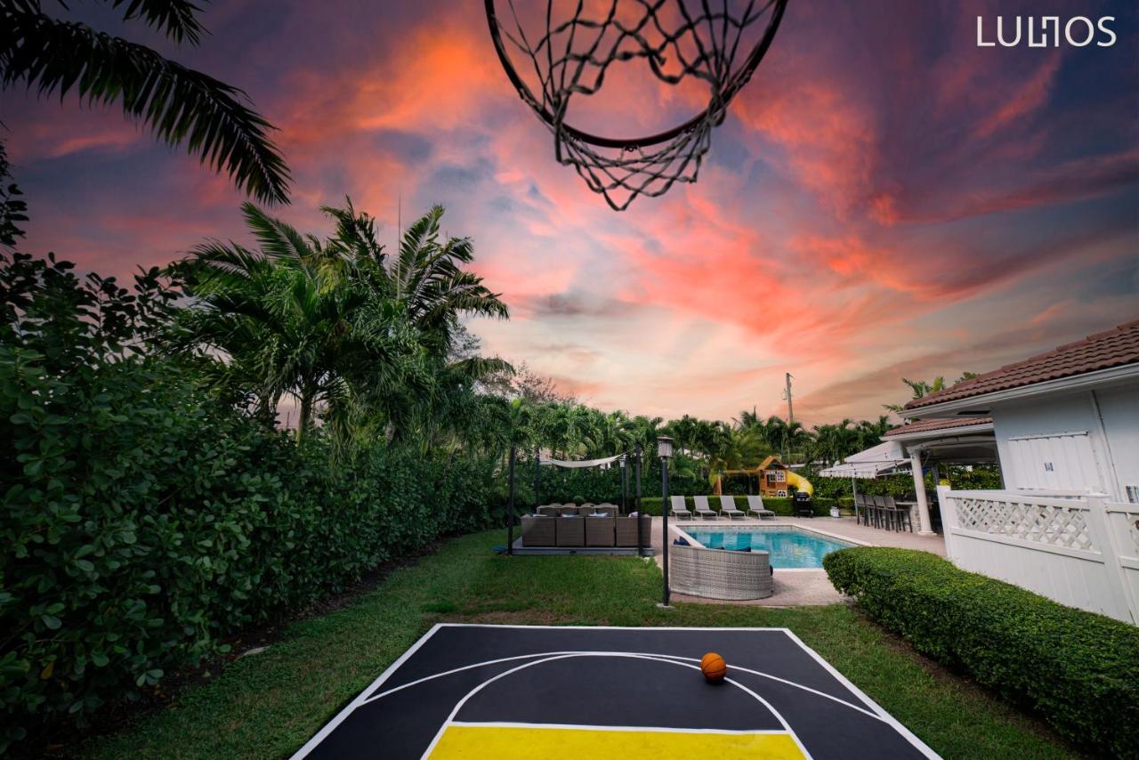 Miami 5Br Villa W Heated Pool, Games & Bbq L01 カトラー・ベイ エクステリア 写真